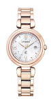Citizen xC ES9464-52A Sakura Pink Radijo bangomis maitinamas saulės laikrodis rožinė