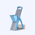 1 rinkinys, daugiafunkcinė daržovių ir vaisių pjaustyklė ir trintuvė &ndash; efektyviai susmulkinkite, sutarkuokite, supjaustykite bulves ir dar daugiau &ndash; puikiai tinka virtuvės įtaisams mėlyna