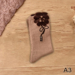 1 pora pliu&scaron;inių me&scaron;kiukų kojinių rudeninės žiemos moteri&scaron;kos kojinės Kawaii mielos kojinės 22.5-25cm