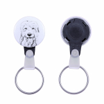 Old English Sheepdog - keychain with a dog portrait, pendant with the brand's own Art-Dog graphics