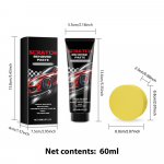 Automobilių įbrėžimų taisymo pasta 60 ml Lengvai pataisoma dažų įbrėžimų kreminė automobilių poliravimo ir dažų atkūrimo priemonė, efektyvus automobilio detalių rinkinys