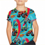 &bdquo;Blaze and the Monster Machines&ldquo; &Scaron;ortai Rankovės Vaikams Mergaičių berniukų mar&scaron;kinėliai marginti Little Girl Top mar&scaron;kinėliai kūdikiams Vaiki&scaron;ki rūbai mažiems vaikams 110 mėlyna