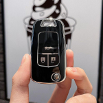 Naujas TPU Automobilio Raktų Dėklas Dangtelis Korpusas Buick, Chevrolet Cruze, Aveo, Trax, Opel Astra, Corsa, Meriva, Zafira, Antara J Priedai juoda