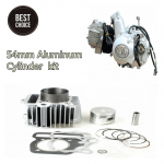 Didelės skylės variklio atstatymo cilindrų komplektas 54 mm stūmoklio žiedo tarpiklis nuo 110 iki 125 cc, skirtas Honda C110 Crf110 Trx110 purvo duobės ATV