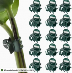 100 vnt. Sodo augalų segtukai Plastikiniai atraminiai orchidėjų stiebo segtukai, skirti vynmedžių daržovėms, gėlėms, suri&scaron;tam ry&scaron;uliui, &scaron;akų suspaudimui sodo įrankis