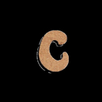 Objet d&eacute;coratif - LE GEANT DE LA FETE - Lettre en bois m&eacute;dium 15 cm - Marron - Artisanal - Adulte