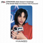 Stray Kids 2025 Sezono sveikinimai The Street Kids Soundwave POB Fotokortelė KPOP Hyunjin