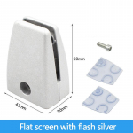 Aluminio lydinio ekrano spaustukas be gręžimo reguliuojamas stalinis kilnojamas spaustukas stiklas fiksuotas medinė lenta as the picture