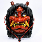 Jaučio Demono Pradžnios Tengu Kaukė - Suaugusiųjų Viso Veido Cosplay Helovino Kostiumas