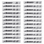Automobilio galinio bagažinės raidžių ženklelio emblemos lipdukai, skirti BMW XDrive 20i 25i 28i 30i 35i 40i 48i 50i 20d 25d 28d 30d 35d 40d 48d XDrive 45i sidabras