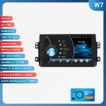 Ossuret Carplay 4G 9'' 6G+128G 2din Android automobilio radijas Suzuki SX4 2006-2013 Fiat Sedici 2005-2014 multimedia vaizdo grotuvui I&scaron;manusis ekranas RDS W7 8Core 6G 128G