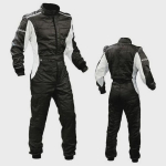 F1 visureigis vientisas vandeniui atsparus lenktyninis kostiumas suaugusiems ir vaikams Black