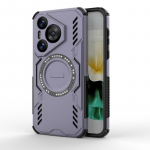 Dėklas Huawei Pura 70, Huawei Pura 70 dangtelis, telefono buferis, Magsafe belaidis įkrovimas, žiedinis magnetinis dėklas Huawei Pura 70 Huawei Pura 70 raudona