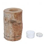15CM Medinis Žvakidė Dekoratyvinis Aromaterapinis Žvakidė Kelmas Žvakidė Sodui Namams