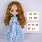 ICY DBS Blyth lėlė &Scaron;arnyrinis kūnas 30CM BJD Drabužiai Batai Rankų rinkinys Madingos lėlės mergaitės dovana full set with hands geltona
