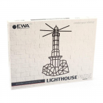 Puzzle Mural En Bois - Phare 87 Cm juoda