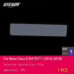 Mercedes Benz MB W213 E-klasė 2016 2017 2018 Automobilio interjero fortepijono plok&scaron;tės apsauginė plėvelė TPU Skaidri lipni Dažai Style A