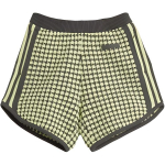 adidas x Wales Bonner Nertas &Scaron;ortas Pusiau &Scaron;aldytos Geltonos/Naktinės Rudos Spalvos Vyri&scaron;kos Kelnės IY2048 S