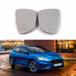 &Scaron;ildomas aklosios zonos galinio vaizdo veidrodėlio stiklas 2018-2021 m. Ford Focus MK4 Left with heating
