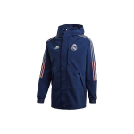 Adidas Real Madrid Travel striukė su gobtuvu, tamsiai mėlyna, FR3878 M