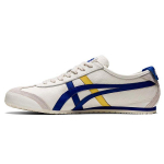 Onitsuka Tiger Mexico 66 Apvalus priekis Sportiniai bateliai su rai&scaron;teliais Unisex Krosiniai batai Balti Mėlyni Geltoni 1183A201-112 37