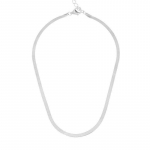 925 sterlingo sidabro vėrinys itali&scaron;ko stiliaus plok&scaron;čia gyvatės kaulo grandinėlė moterims auk&scaron;to lygio vasaros raktikaulio grandinėlė papuo&scaron;alai 925 Silver