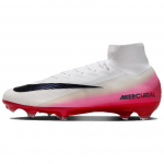 Nike Mercurial Superfly 10 Elite FG Kietos dangos Atsparūs trinčiai Futbolo Bateliai Unisex Balti Raudoni Sportbačiai HJ7321-600 41