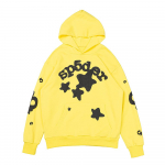 Auk&scaron;tos kokybės unisex hip hopo dainininko paveiksliuko su voru Hoodie Medium geltona