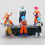15CM 6vnt./1 rinkinys Dragon Ball figūrėlės Son Goku VegetaFrieza Piccolo Kulin stovintis Anime modelis Žaislas Dovanų rinkinys Veiksmo figūrėlė PVC No box