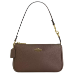 Coach Nolita 19 Metalinis Arkliuko ir Vežimo Logotipas Odinė Rankinė per Petį Mažos Moteri&scaron;kos Rankinės Tamsiai Pilka CBQ88-IMV2R Basic Set (Bag+Dust Bag)