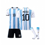 Suaugusiųjų Futbolo Apranga Messi Sportinio Treniruočių Džersio Rinkinys + Kojinės XS