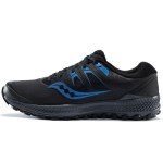 Saucony Peregrine Ice+ Vyri&scaron;ki Juodi Mėlyni Bėgimo Takais Batai S20541-2 40