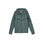 Nike Sportswear Tech Fleece Windrunner striukė su gobtuvu ir pilnu užtrauktuku Žalia Vyri&scaron;ka HV0950-338 S