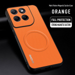 EUCAGR Dėl Motorola Moto Edge 70 Fusion Magnetinis Laikiklis Telefono Dėklas Dėl Moto Edge 70 Ultra Silikoninis Atsparus Smūgiams Galinis Dangtelis Moto Edge 70 Fusion oranžinė