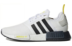 Adidas NMD_R1 Stlt Primeknit 'Baltas Juodas Ry&scaron;kiai Geltonas' FV2549 44⅔