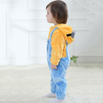 Mielas Kūdikio Kostiumas Helovino &Scaron;ventė Cosplay Berniukams Mergaitėms Juokingas Kostiumas Žieminis &Scaron;iltas Pižama Anime Sully Kigurumi Animacinis Drabužis 9M(5-11 Months)