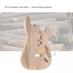 Muslady ST01-DT nebaigtos rankų darbo gitaros Basswood elektrinės gitaros statinės atsarginės dalys Candlenut