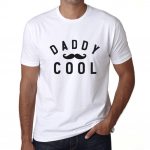 Vyri&scaron;ki vintažiniai mar&scaron;kinėliai Graphic mar&scaron;kinėliai Daddy Cool White XS balta