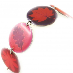 Les Tr&eacute;sors De Lily [D8213] - Bracelet Cr&eacute;ateur 'Bambou' Rose Violet violetinė