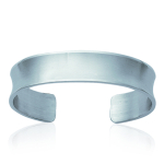 Les Tr&eacute;sors De Lily [G7824] - Bracelet Acier 'Chor&eacute;graphie' argent&eacute; - 14 mm sidabras