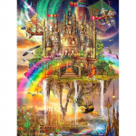 Pilnas 5D &bdquo;pasidaryk pats&ldquo; deimantinis dažymas animacinių filmų &bdquo;Air Kingdom&ldquo; deimantiniai siuvinėjimai kryželiu, namų dekoras, rankų darbo dovana 20x30cm