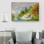 HUACAN 5D &bdquo;pasidaryk pats&ldquo; deimantinis dažymas, pilnas kra&scaron;tovaizdžio gręžimas, deimantinis siuvinėjimas, mozaikinis dygsnis kryželiu Full square 25*30 cm