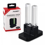 VAORLO 4 viename įkrovimo stovas LED įkrovimo doko stoties įkroviklio dėklas, skirtas Nintendo Switch 4 Joy Con valdikliams Adapteris NS priedai