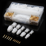 580PCS Automobilinis Moto 50Sets Auto Electrical 2,8mm 2 3 4 6 9 Pin Laido kabelio jungties gnybtas su įvairiaspalvis