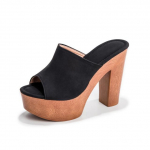 Moteri&scaron;ki sandalai Platforminiai batai Klumpės Stambūs Super auk&scaron;takulniai Pumpės Moteri&scaron;kos &scaron;lepetės Sexy Sandals 43 juoda