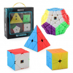 4vnt Speed ​​Cube rinkinys Moyu MofangJiaoshi 2x2 3x3 4x4 5x5 Meilong Magic Cube piramidės kreivas Megaminx SQ1 Pakavimo lavinantys žaislai