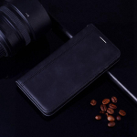 Verslo odinis atverčiamas piniginės dėklas, skirtas Apple iPhone XS Max X XR 6 8 7 Plus 13 12 11 Pro Huawei Honor Xiaomi Redmi Poco Samsung Galaxy knygų vir&scaron;elių dėklai Honor 7A Pro (5.7) juoda