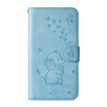 Piniginės odinis dėklas, skirtas Samsung Galaxy A20 A30 A50 A30s A70 A80 S10 S20 S9 Plus Note10 Pro kortelės Solt Stand Book Cover Fundas For Galaxy S20Ultra violetinė