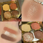 4 spalvų Pearly Glitter akių &scaron;e&scaron;ėlių paletė Bright Matte Shimmer akių &scaron;e&scaron;ėliai vandeniui atspari pigmentinė makiažo kosmetika 07-ctp
