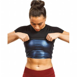 Paskutinis atnaujinimas prakaito pirties mar&scaron;kinėliai lieknėjimo pratimams svorio metimo liemenė trumpomis rankovėmis &scaron;ilumą sugerianti figūrą sugerianti apranga saunai XXXXL